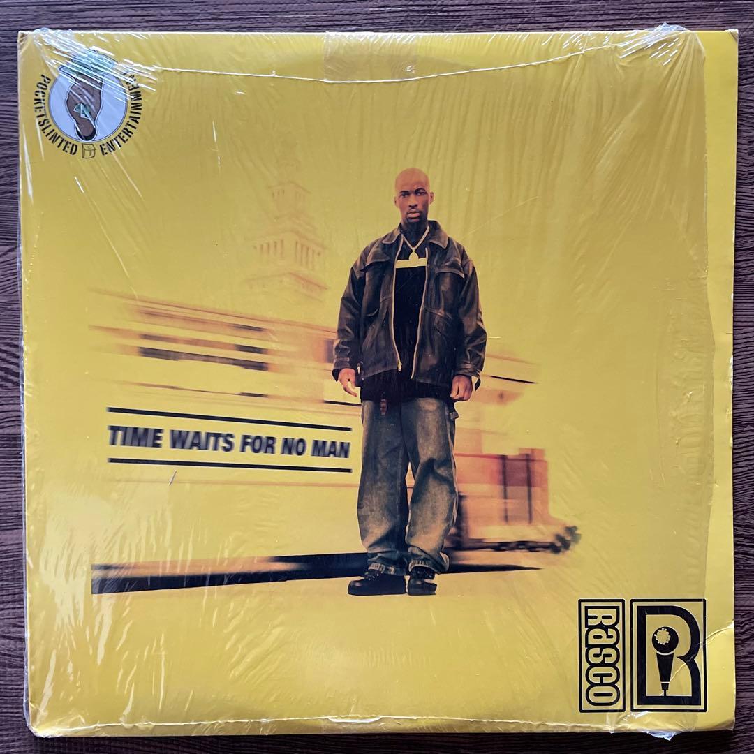 Rasco - Time Waits For No Man 2LP Hip Hop Underground Pockets Linted