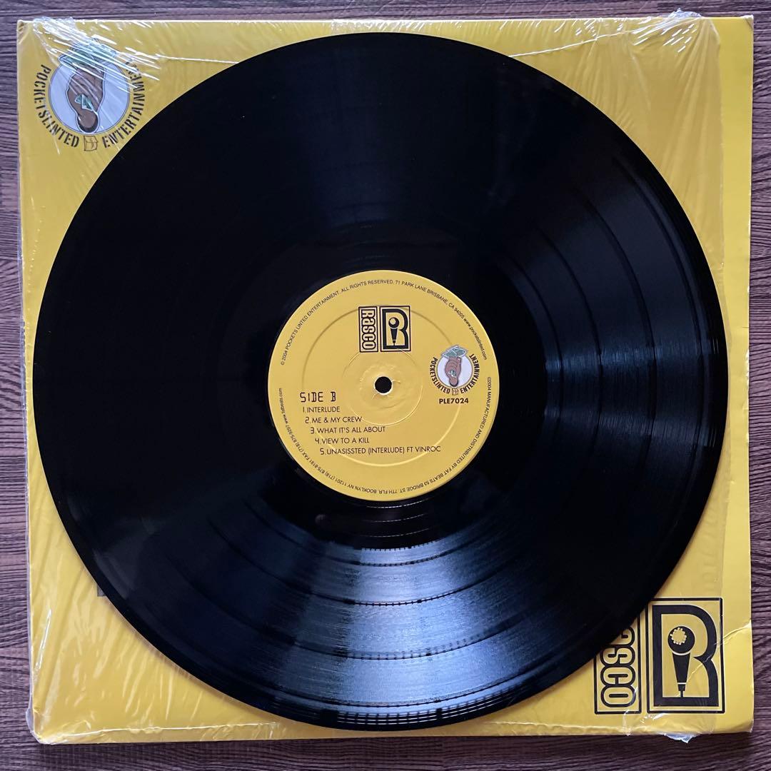 Rasco - Time Waits For No Man 2LP Hip Hop Underground Pockets Linted