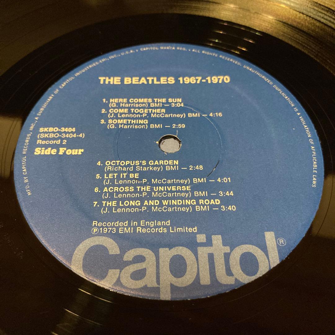 The Beatles 1967-1970 2LP Blue Vinyl Compilation Record