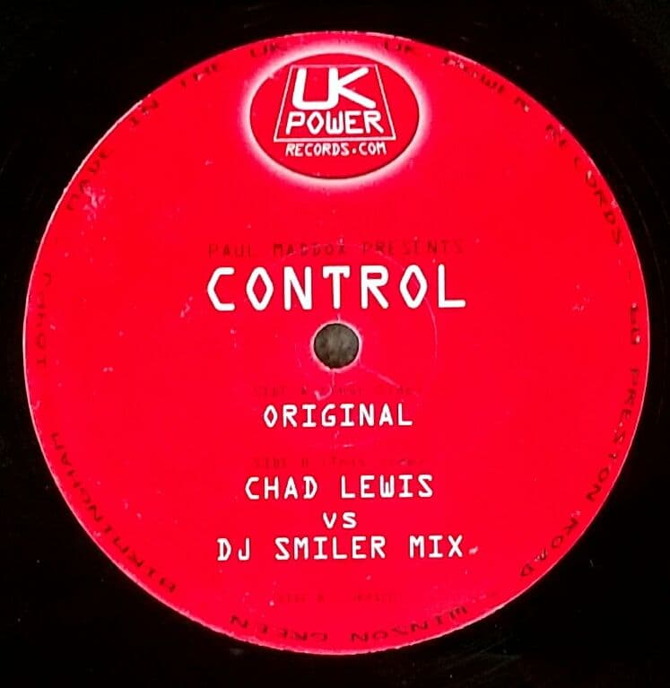 Paul Maddox - Control - 12" Vinyl Record UK Power Records House Electronic