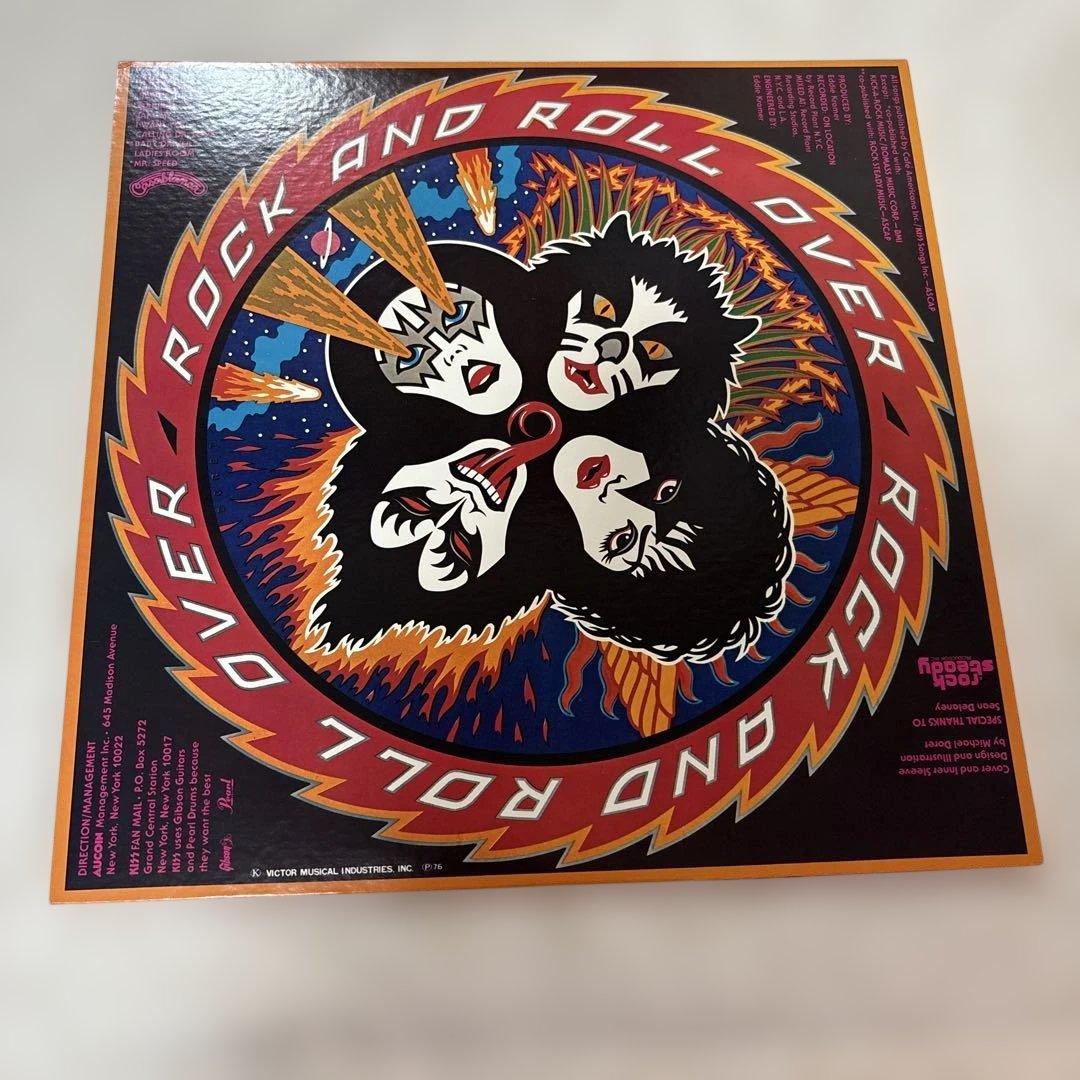 KISS Rock and Roll Over Vinyl Record with Obi Japan Import Used | Japansoundstore