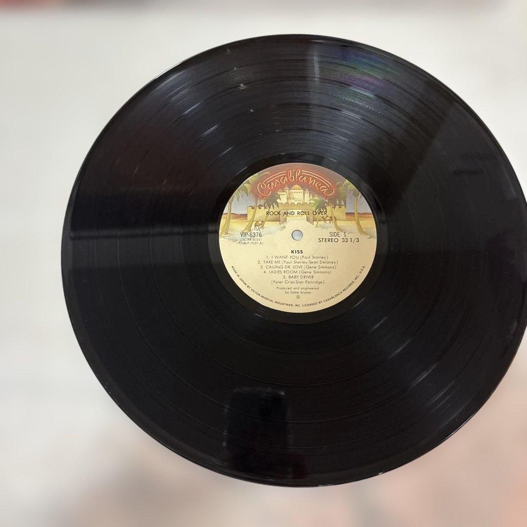 KISS Rock and Roll Over Vinyl Record with Obi Japan Import Used | Japansoundstore