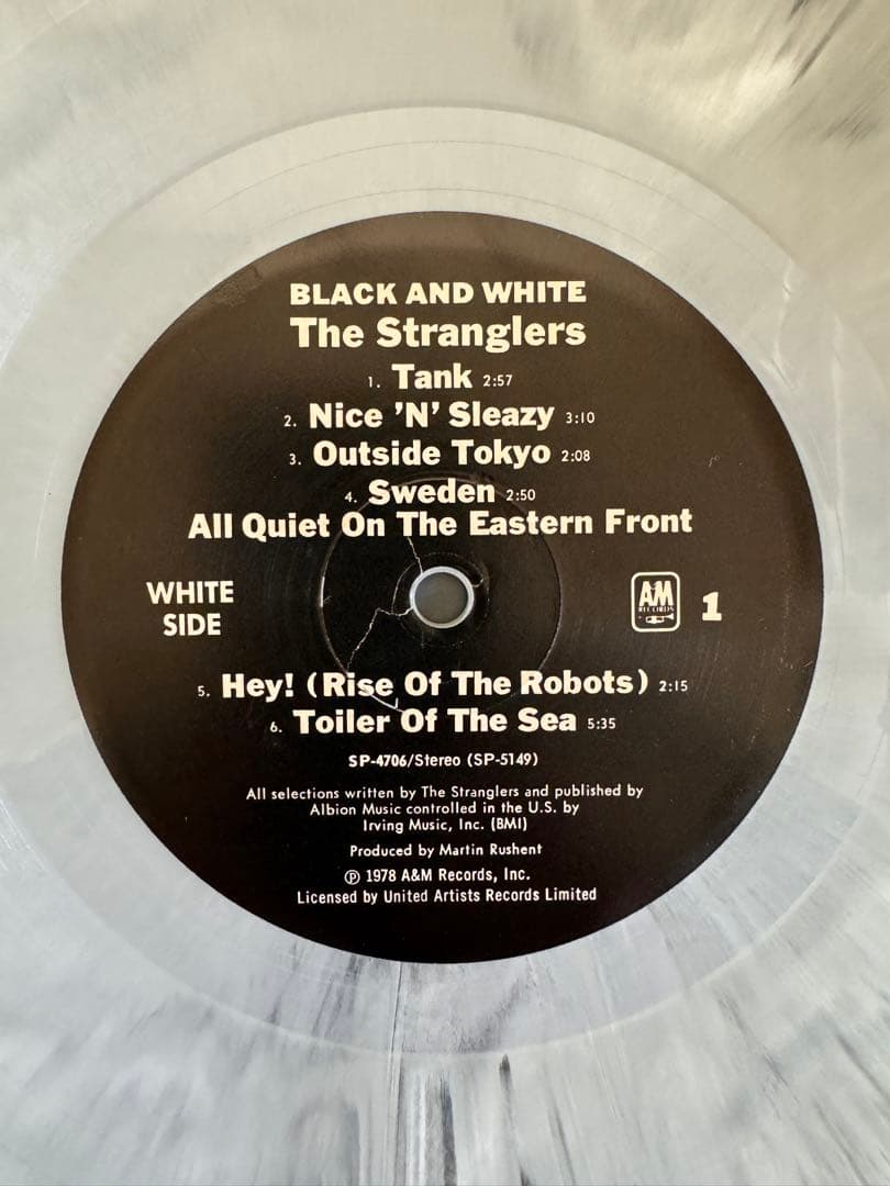 The Stranglers - Black And White - Vinyl LP - Limited Color Pressing