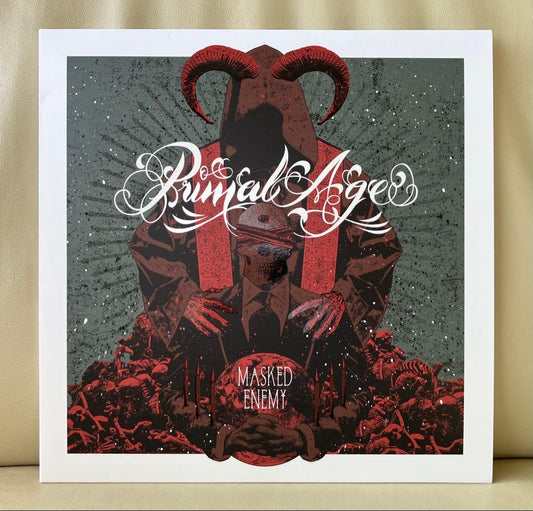Primal Age - Masked Enemy LP Limited Numbered Dracula Mix Vinyl Hardcore Metalco