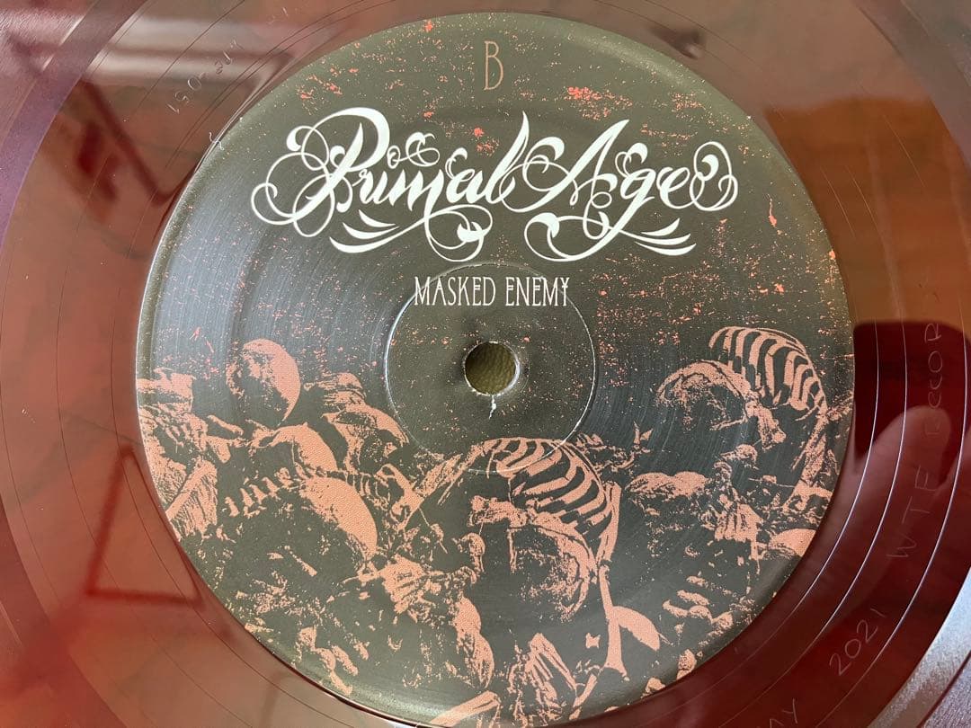 Primal Age - Masked Enemy LP Limited Numbered Dracula Mix Vinyl Hardcore Metalco