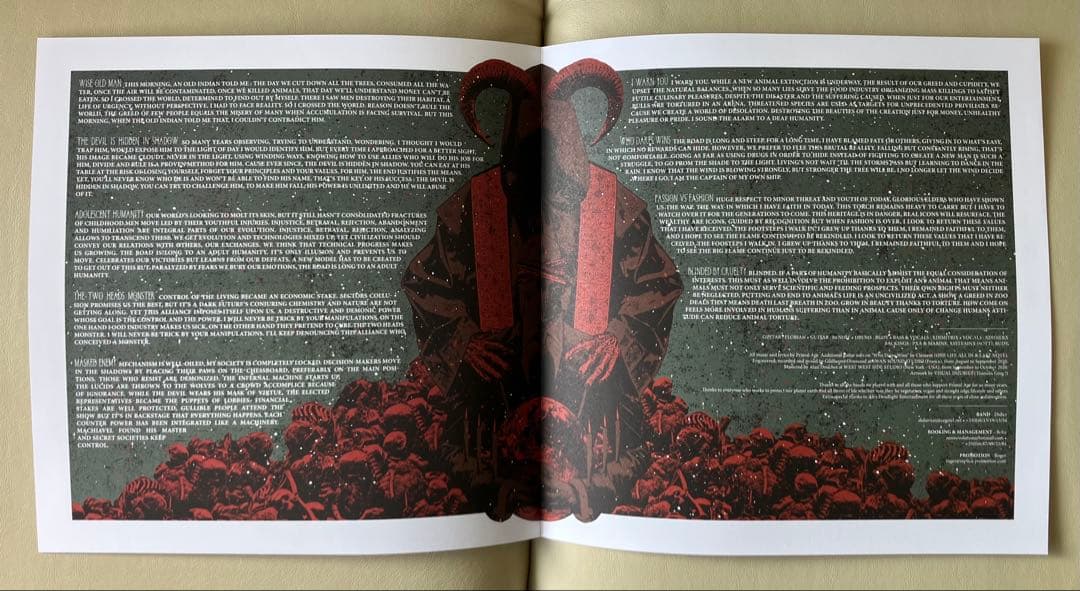 Primal Age - Masked Enemy LP Limited Numbered Dracula Mix Vinyl Hardcore Metalco