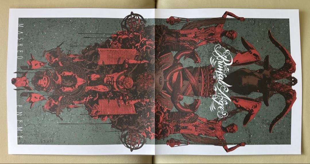 Primal Age - Masked Enemy LP Limited Numbered Dracula Mix Vinyl Hardcore Metalco
