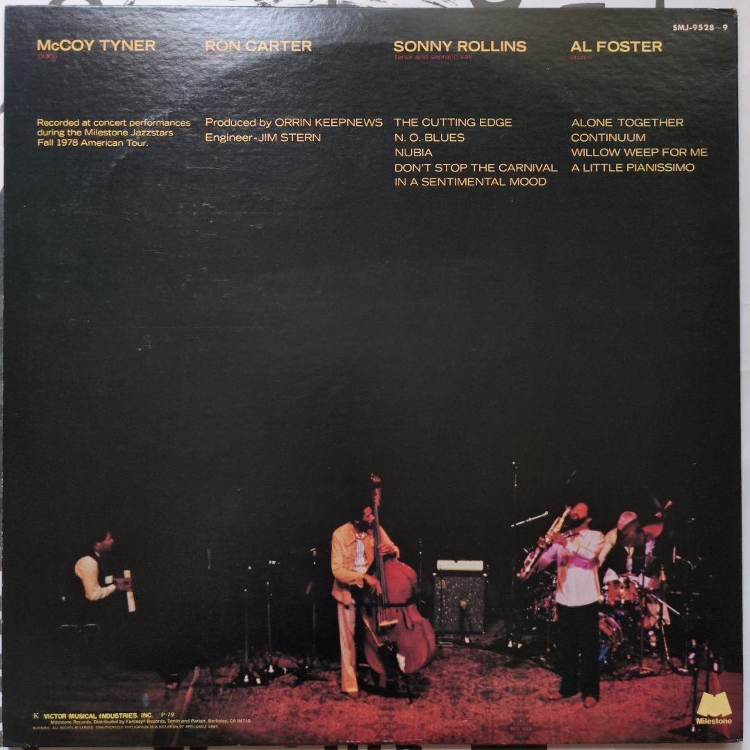 Milestone Jazzstars In Concert 2LP McCoy Tyner Sonny Rollins Ron Carter Japan