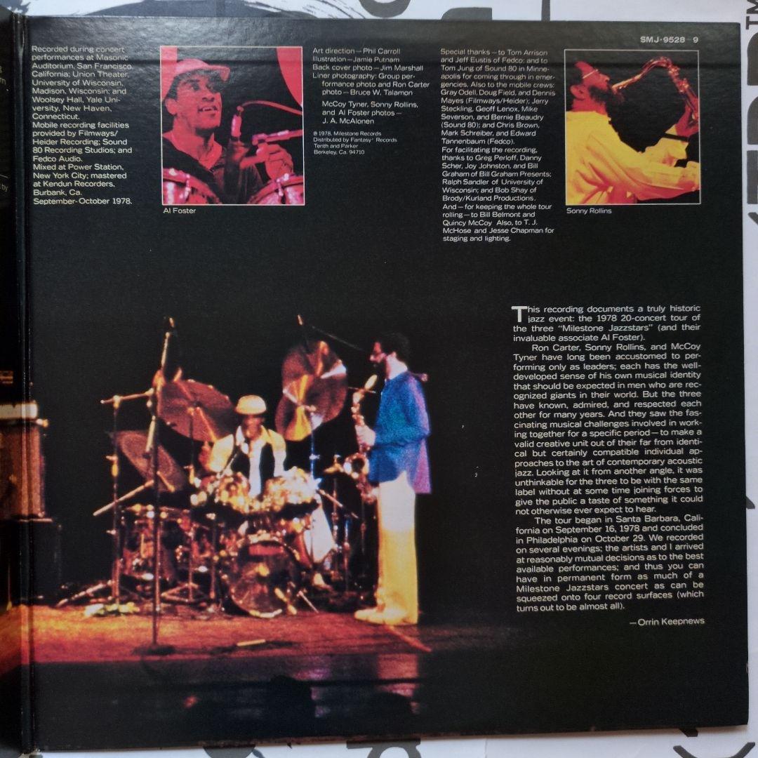 Milestone Jazzstars In Concert 2LP McCoy Tyner Sonny Rollins Ron Carter Japan