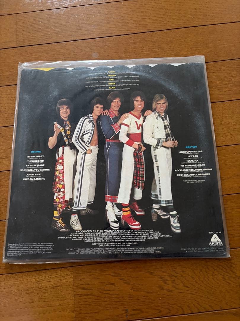 Bay City Rollers Once Upon a Star LP Vinyl Record Japan Pressing w/ Obi & Insert