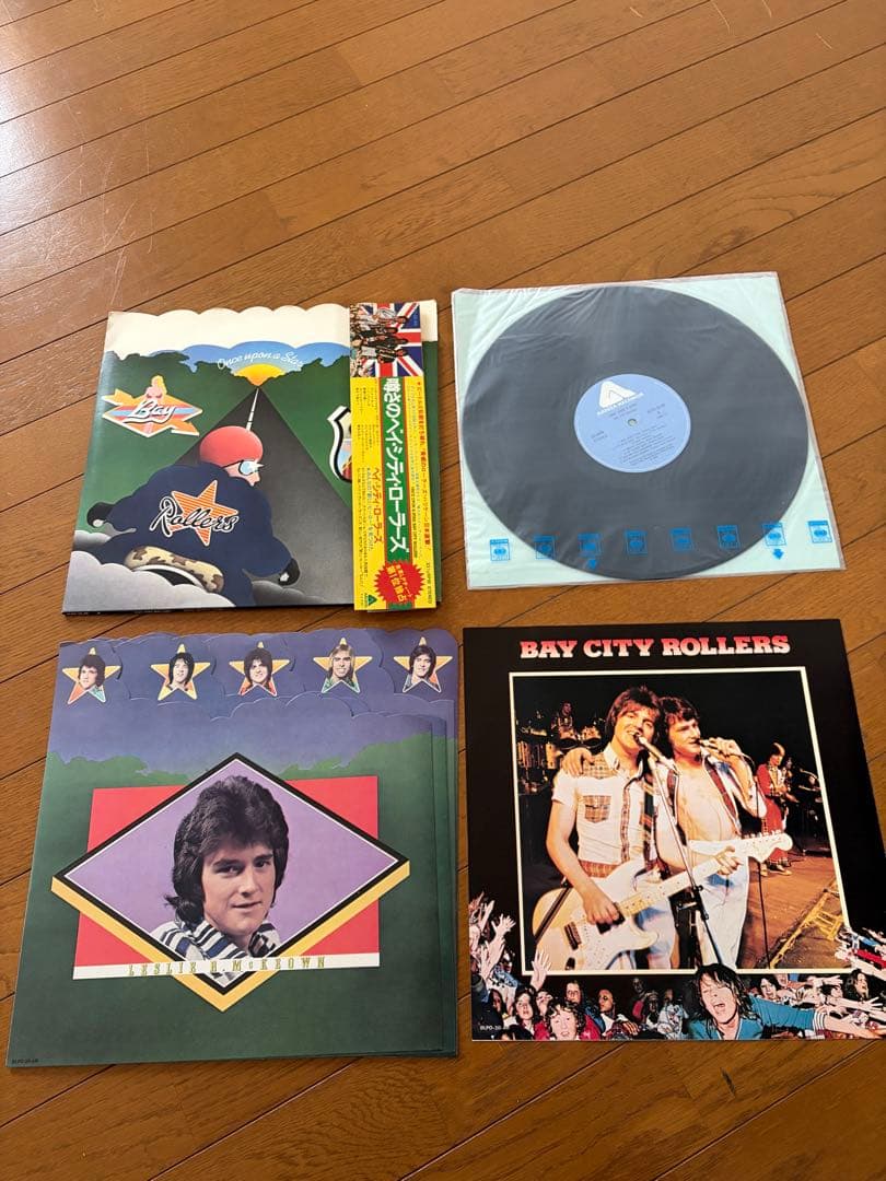 Bay City Rollers Once Upon a Star LP Vinyl Record Japan Pressing w/ Obi & Insert