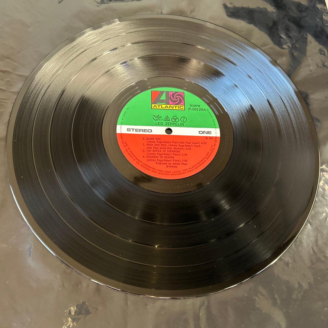 Led Zeppelin IV Vinyl Record 70s Classic Rock, Near Mint, with Sticker | Japansoundstore