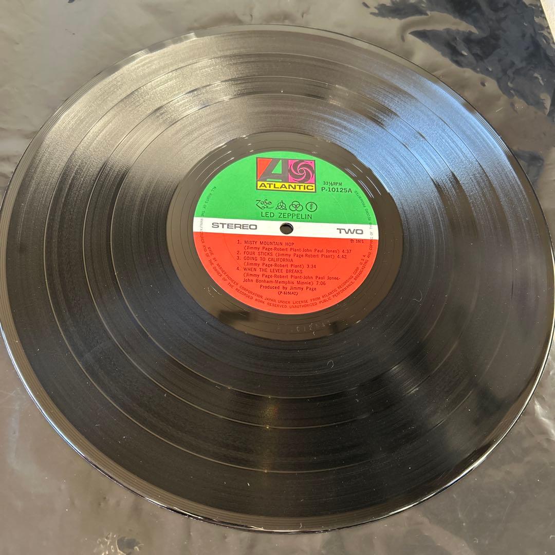 Led Zeppelin IV Vinyl Record 70s Classic Rock, Near Mint, with Sticker | Japansoundstore