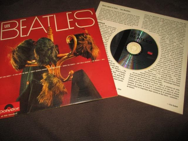 The Beatles Les Beatles Rare 10-Inch Sleeve Style CD with French EP CD 1994