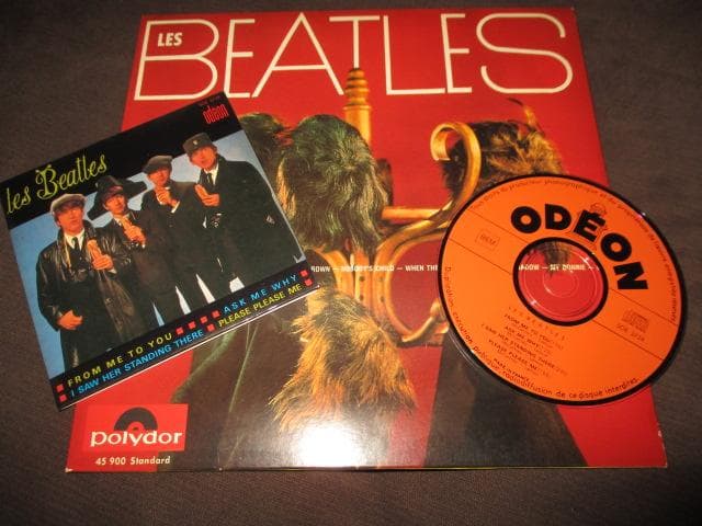 The Beatles Les Beatles Rare 10-Inch Sleeve Style CD with French EP CD 1994