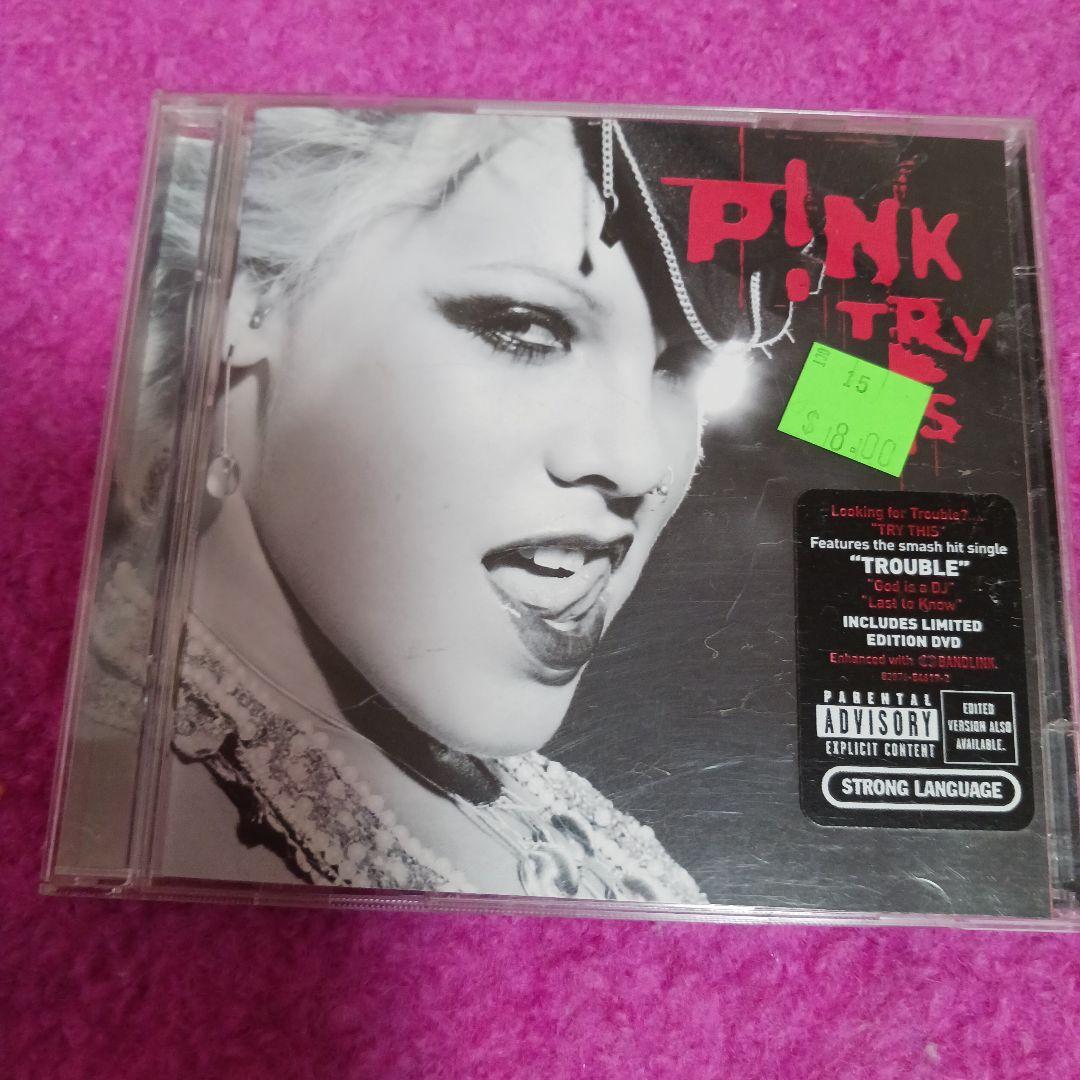 P!nk Try This CD+DVD Limited Edition Album Hits Trouble God Is A DJ