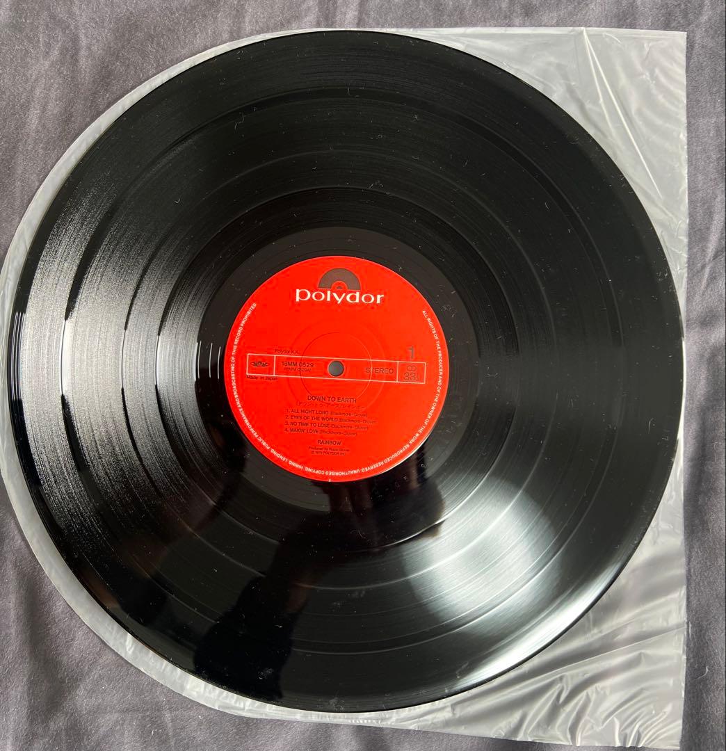 Rainbow - Down to Earth LP 1979 Hard Rock Japan 18MM 0529 Vinyl Record