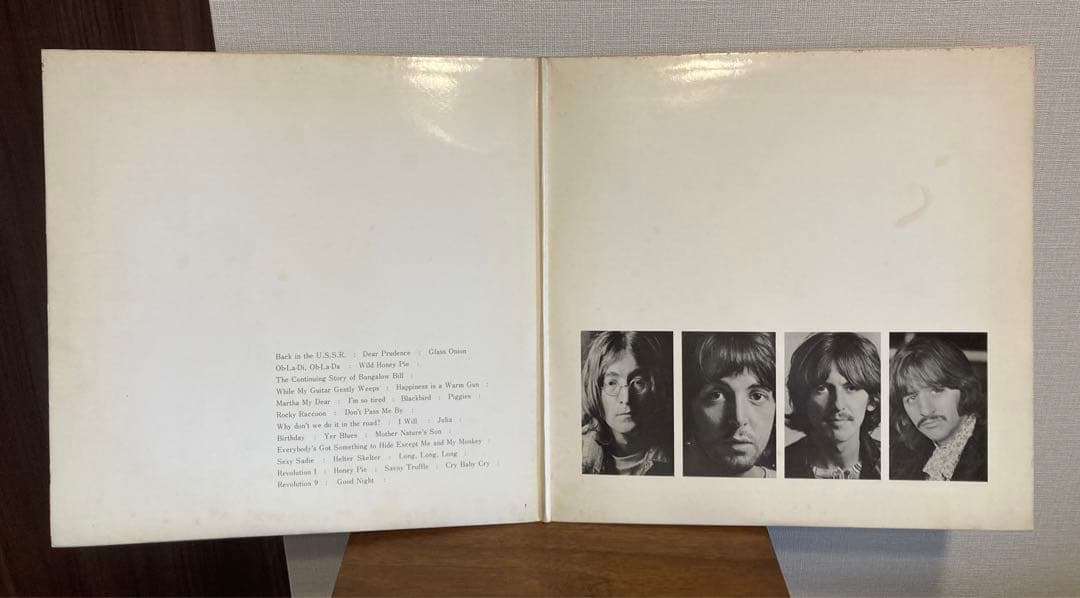 The Beatles White Album Japanese Red Stereo LP Used Collectible | Japansoundstore