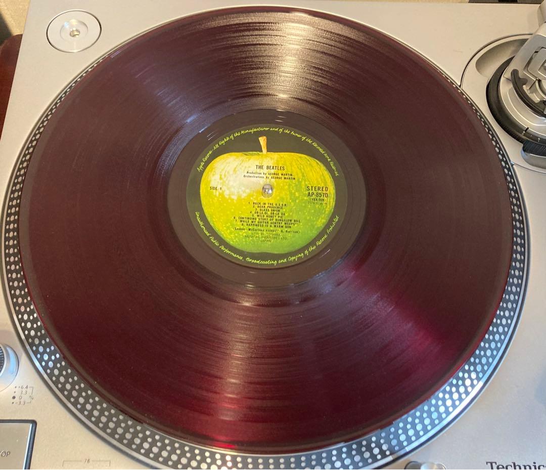 The Beatles White Album Japanese Red Stereo LP Used Collectible | Japansoundstore