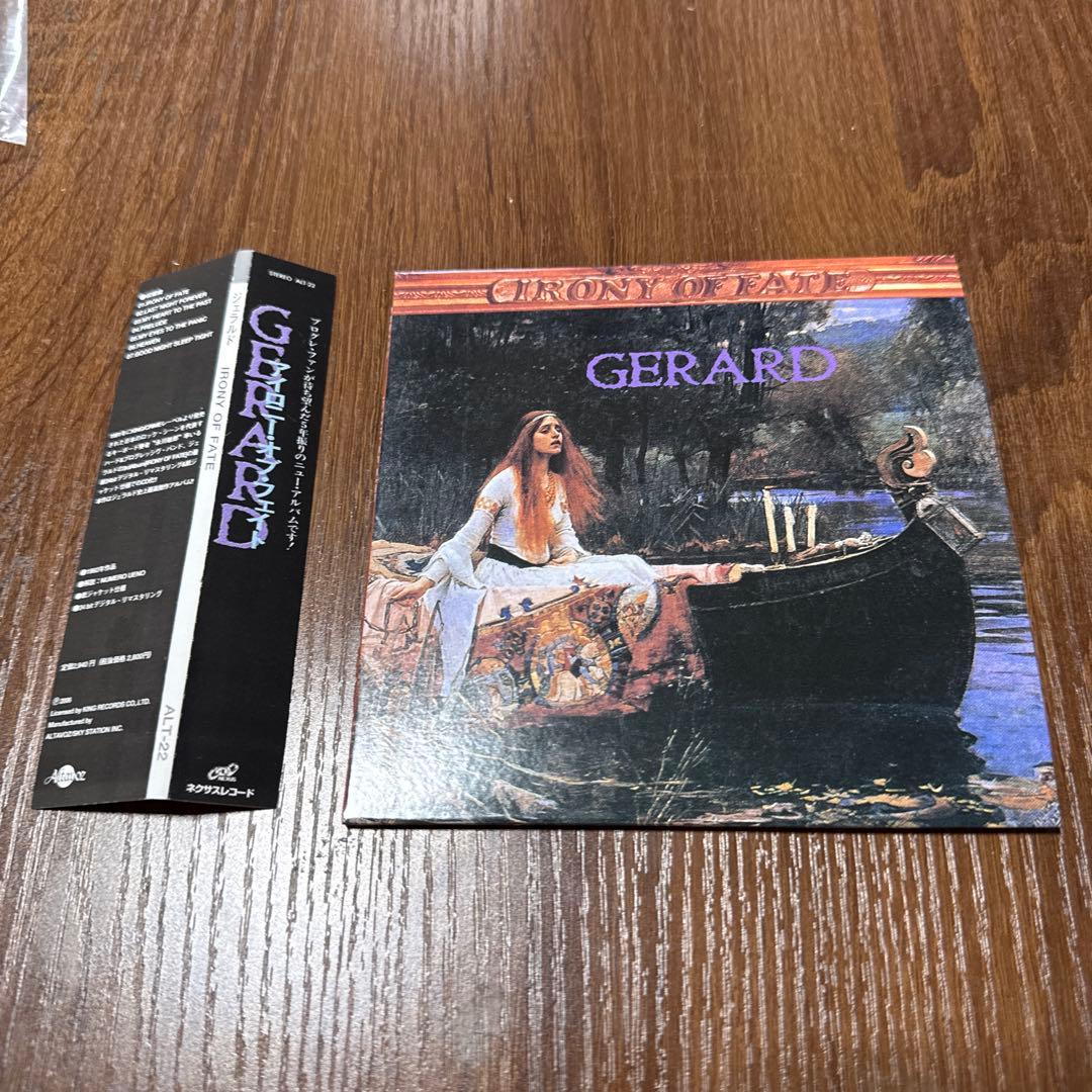 Gerard Irony of Fate Japan CD Mini LP Sleeve with OBI Altamozsky ALT-22