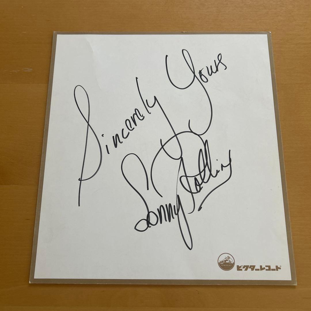 Sonny Rollins Now's The Time! Vinyl LP RCA Japan RGP-1175 Signed Autograph