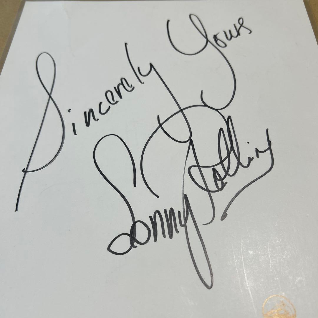 Sonny Rollins Now's The Time! Vinyl LP RCA Japan RGP-1175 Signed Autograph
