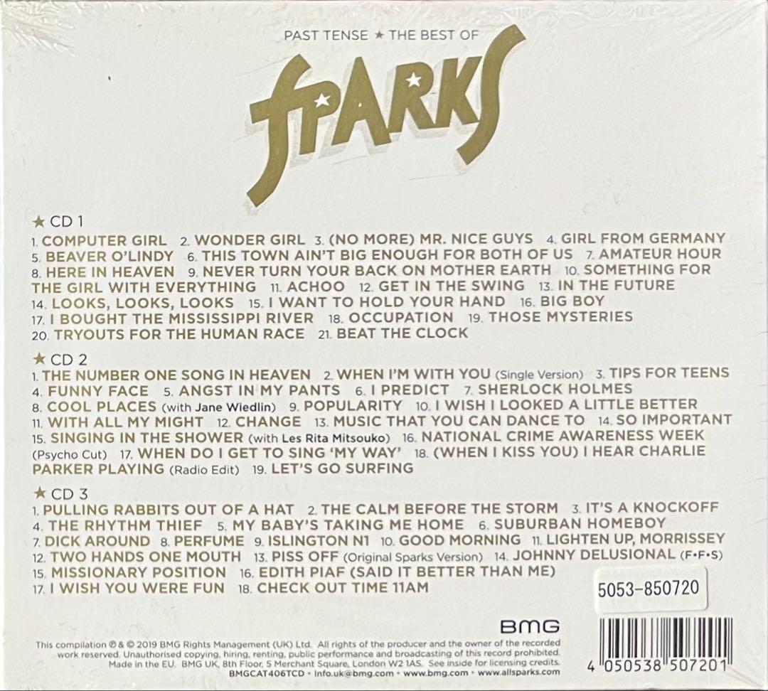 Sparks Past Tense 3CD Remastered Compilation Vinyl-Look" Used | Japansoundstore