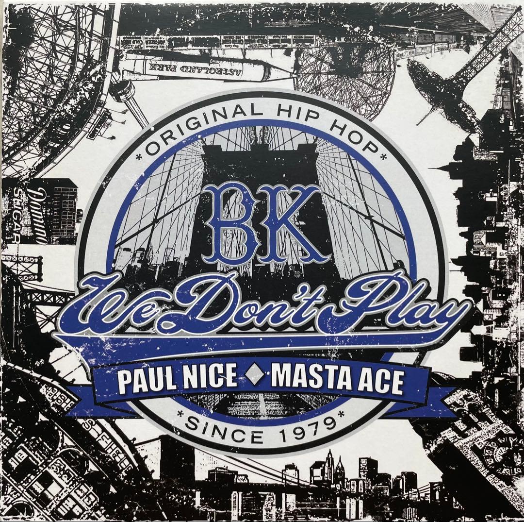 Paul Nice ft. Masta Ace - BK (We Don't Play) 7" Blue Vinyl Hip Hop Single