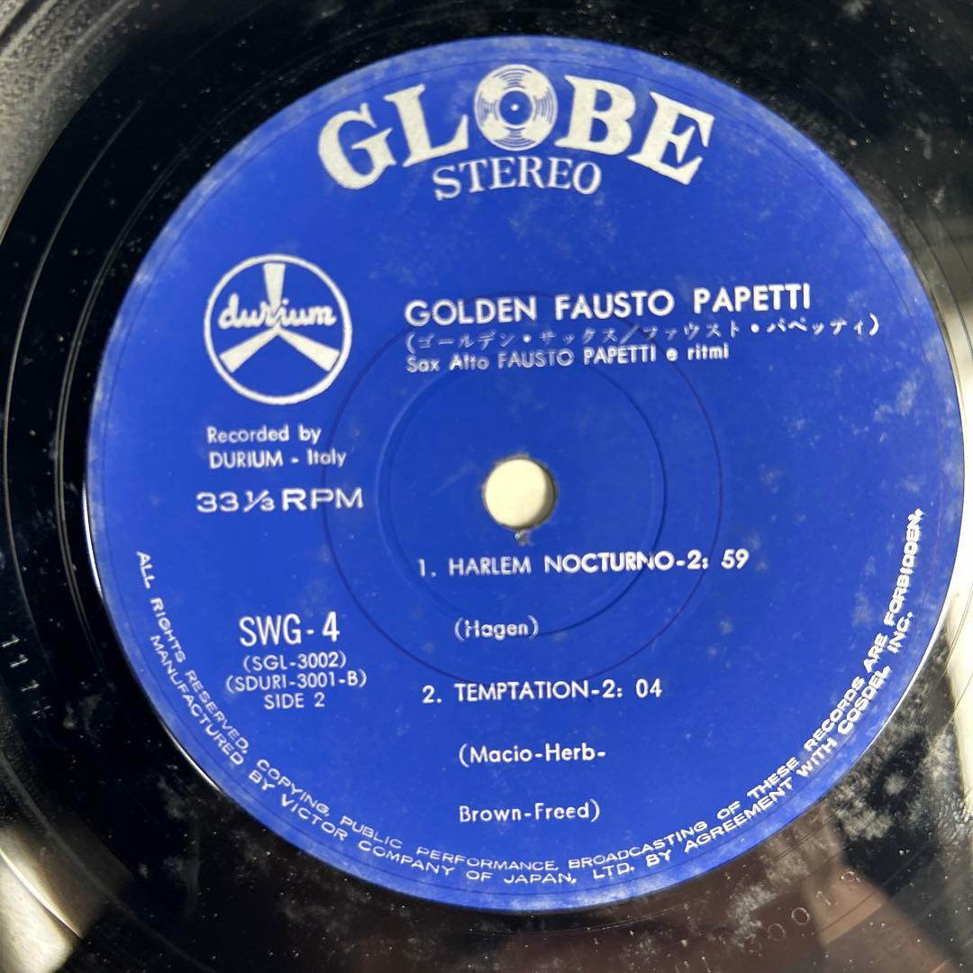 Fausto Papetti Golden Hits EP 7-inch Vinyl Japan Globe SWG-4 w/ Obi Sax Mood