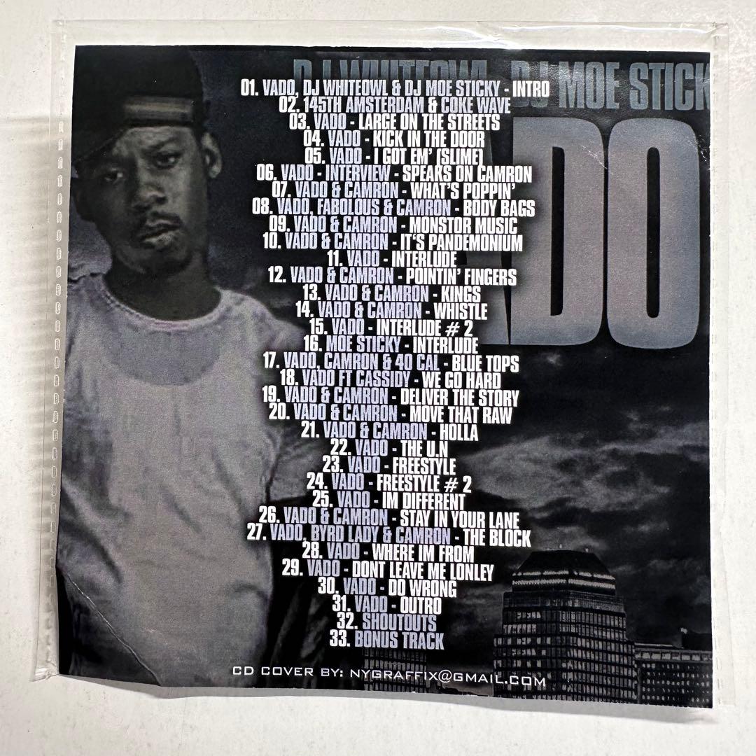 Vado - Large On The Streets CD DJ Whiteowl DJ Moe Sticky Original US Pressing