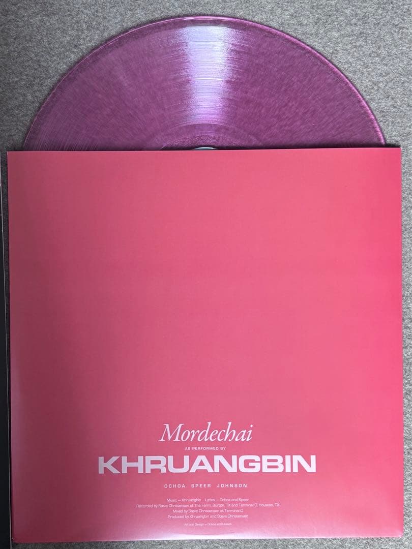 Khruangbin - Mordechai Limited Clear Pink Vinyl LP Record