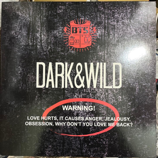 BTS - Dark & Wild 2LP Colored Vinyl Record K-Pop Rare Import