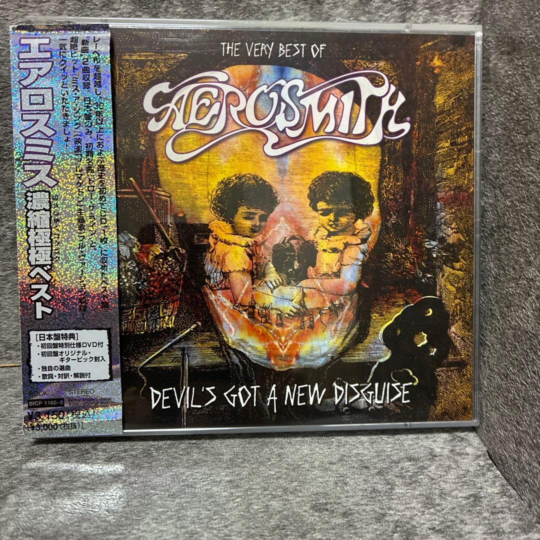 Aerosmith Devil's Got A Disguise CD+DVD Japan Press with OBI 2006 Limited