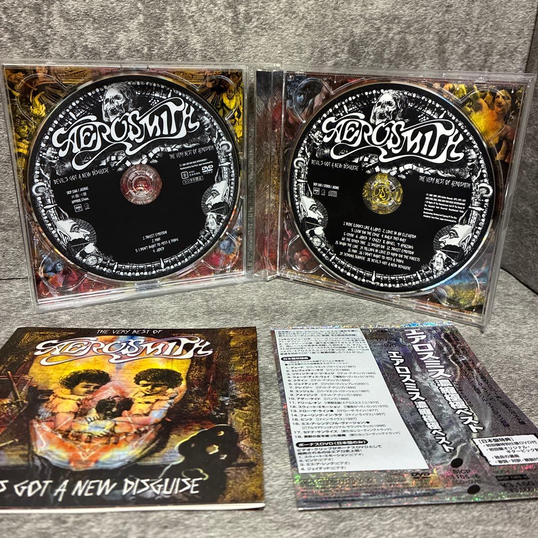 Aerosmith Devil's Got A Disguise CD+DVD Japan Press with OBI 2006 Limited