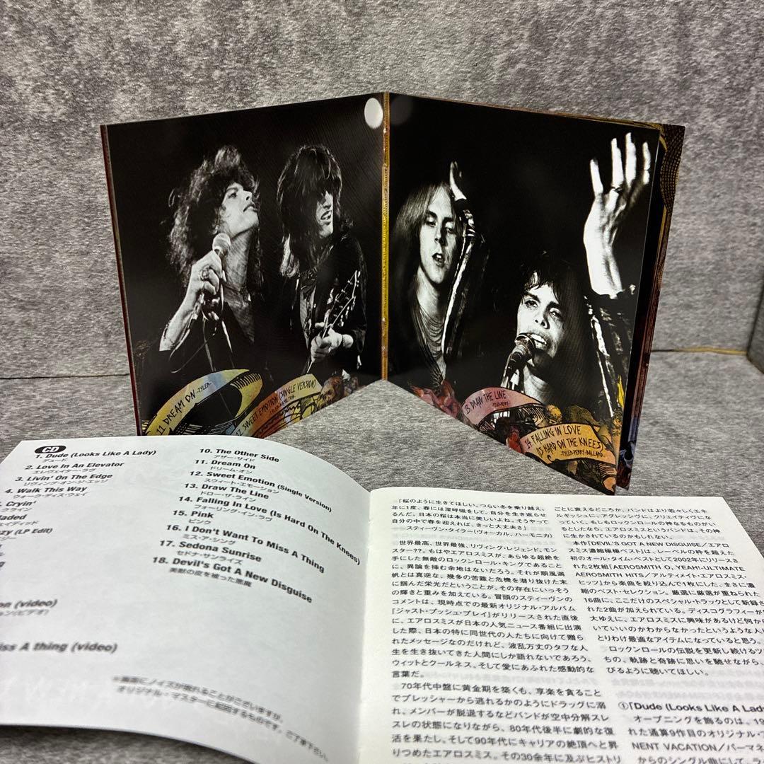 Aerosmith Devil's Got A Disguise CD+DVD Japan Press with OBI 2006 Limited