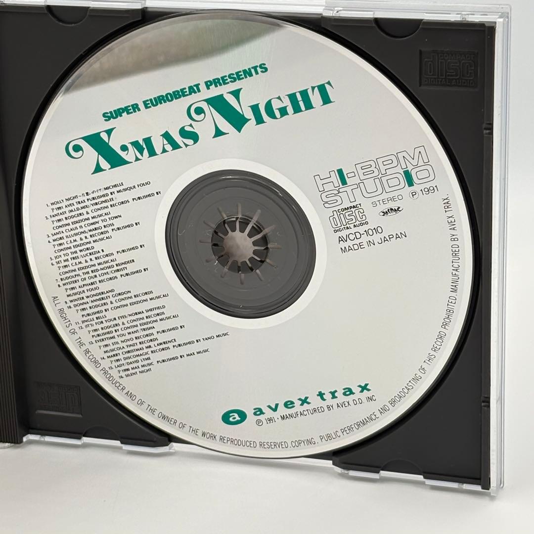 Super Eurobeat Presents X'mas Night CD Japan Press 1991 Eurobeat Compilation