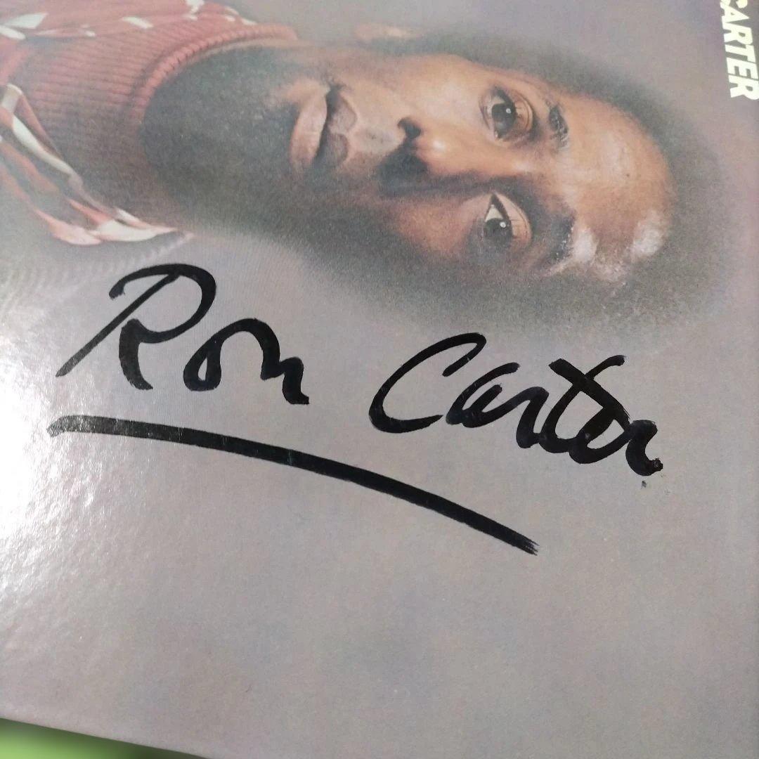 Ron Carter Pastels Japan LP Signed by Ron Carter & Kenny Barron Jazz Vinyl