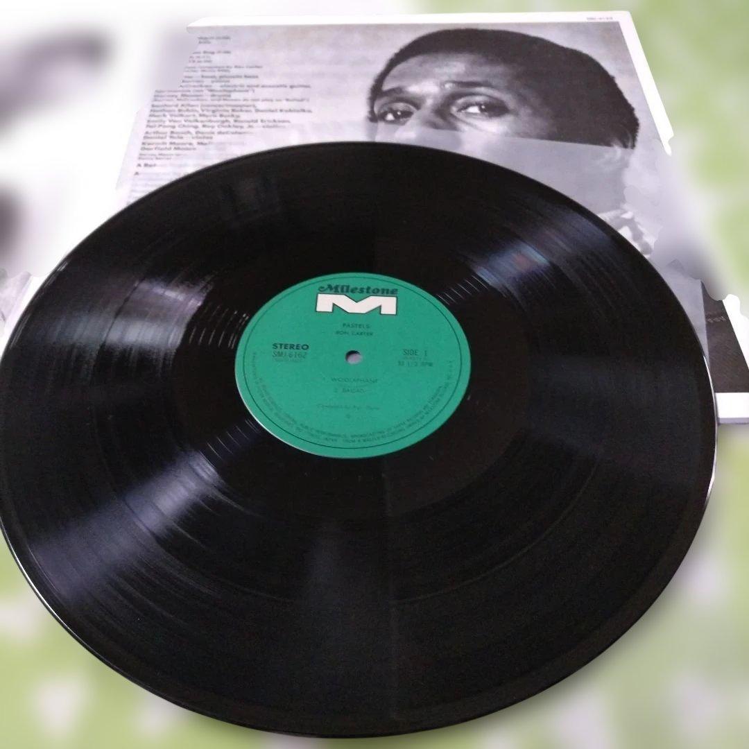 Ron Carter Pastels Japan LP Signed by Ron Carter & Kenny Barron Jazz Vinyl
