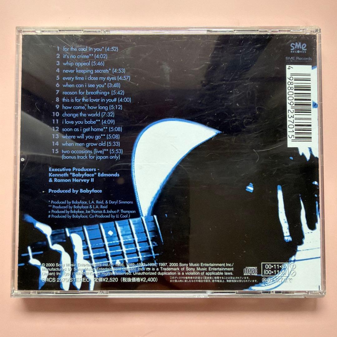 Babyface - A Collection of His Greatest Hits CD Japan Press 15 Tracks 2000