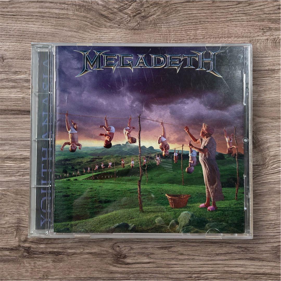 Megadeth Youthanasia CD Japan Press 1994 with Japan-Only Bonus Tracks