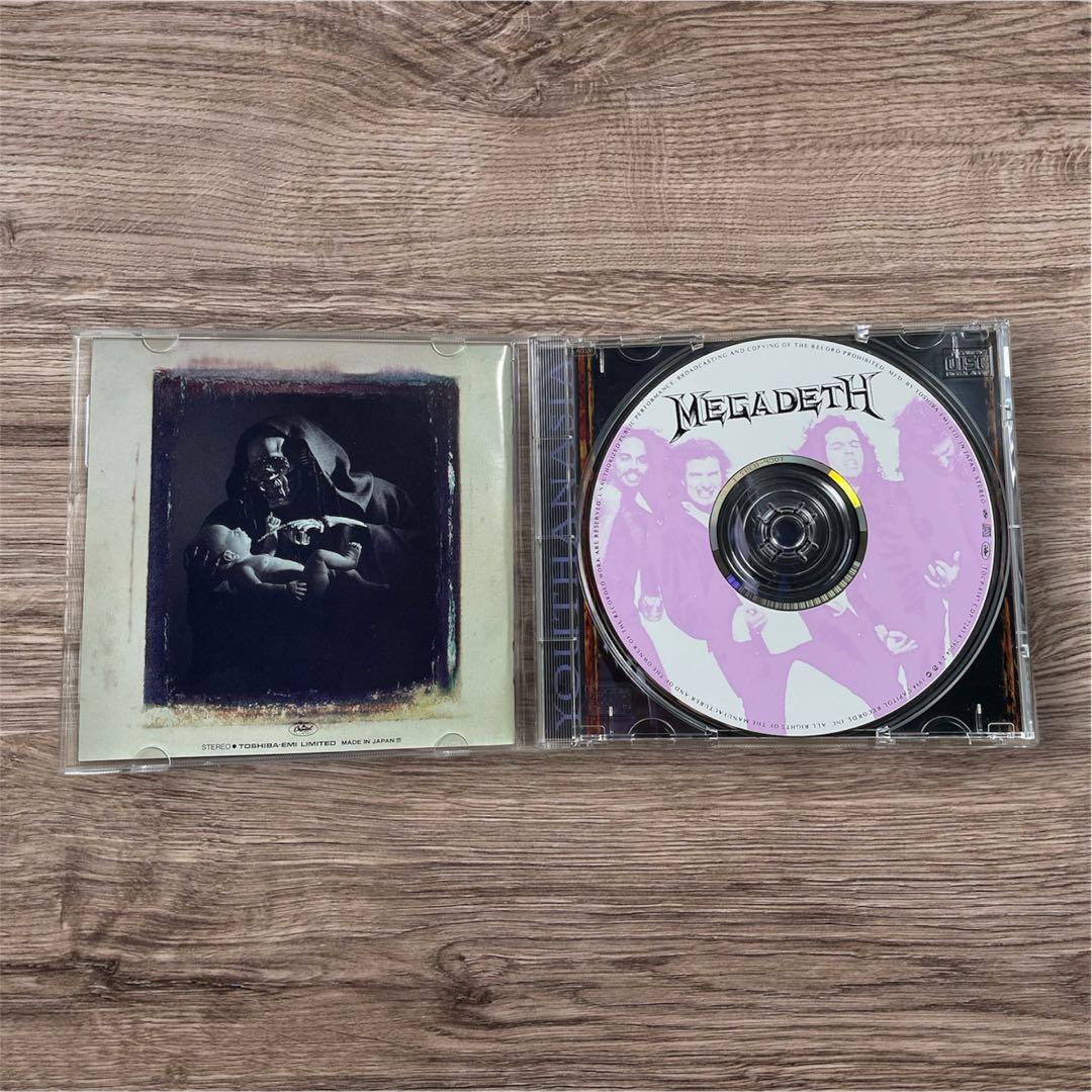 Megadeth Youthanasia CD Japan Press 1994 with Japan-Only Bonus Tracks