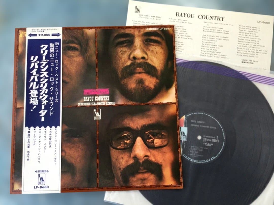 Creedence Clearwater Revival 5 LP Japan Set with Obi & Insert Red Vinyl CCR