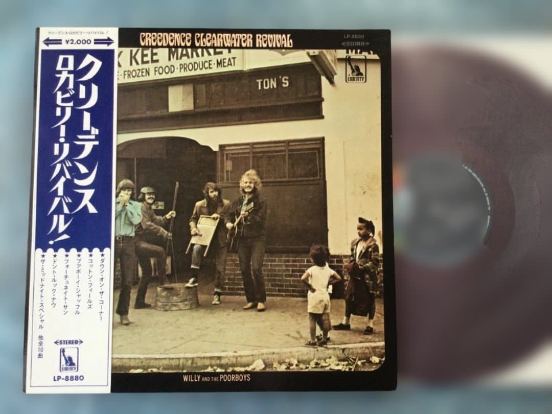 Creedence Clearwater Revival 5 LP Japan Set with Obi & Insert Red Vinyl CCR