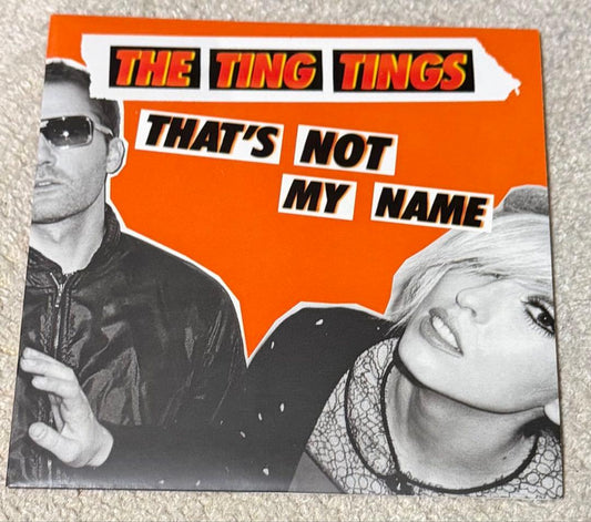 THE TING TINGS THAT'S NOT MY NAME Orange Vinyl Single Near Mint | Japansoundstore