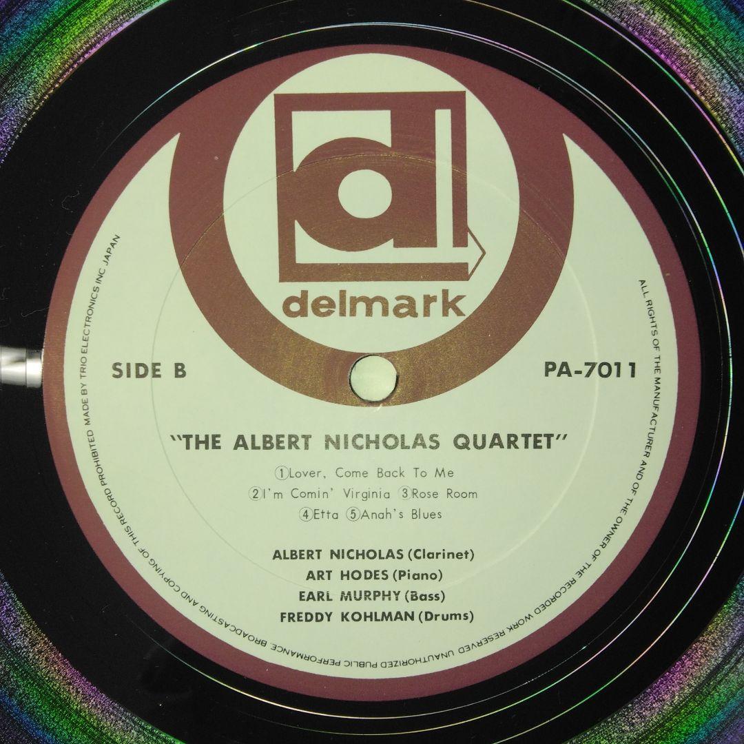 Albert Nicholas Quartet w/ Art Hodes LP Jazz Japan Trio Delmark PA-7011 Obi
