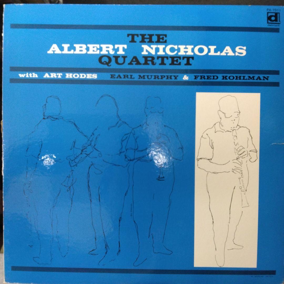 Albert Nicholas Quartet w/ Art Hodes LP Jazz Japan Trio Delmark PA-7011 Obi