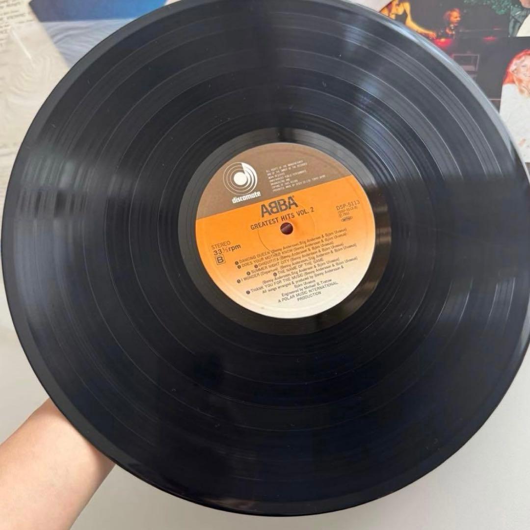 ABBA - Greatest Hits Vol.2 LP Japan Pressing Vinyl Record with Obi Strip