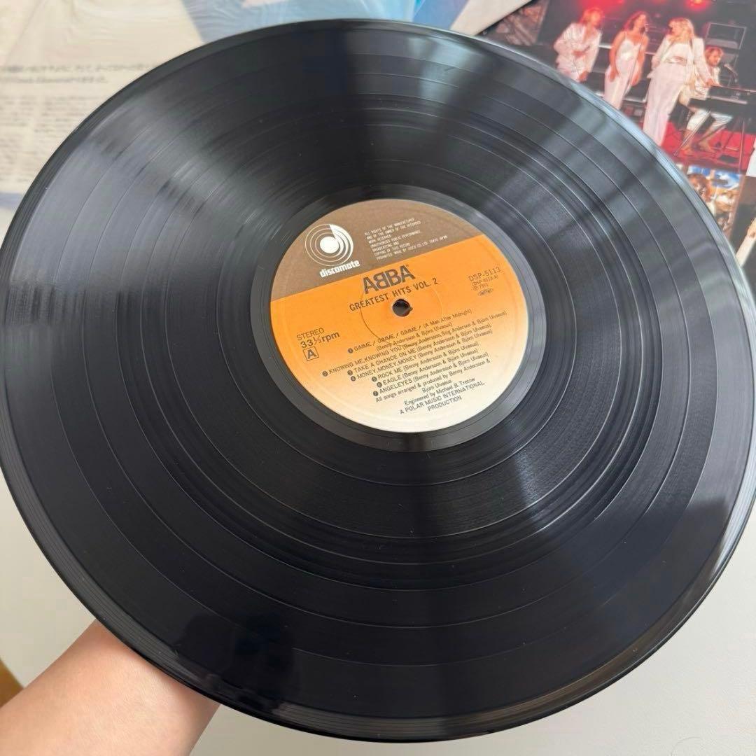ABBA - Greatest Hits Vol.2 LP Japan Pressing Vinyl Record with Obi Strip