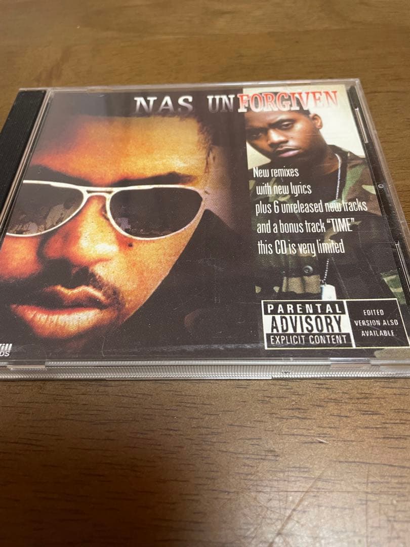Nas Unforgiven Limited Edition CD Rare Import Remixes & Unreleased Tracks