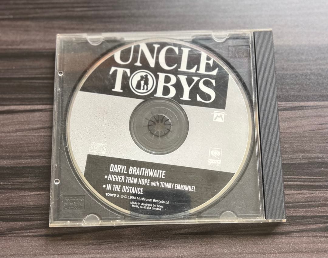 Daryl Braithwaite Promo CD 1994 Uncle Tobys with Tommy Emmanuel Rare Australian